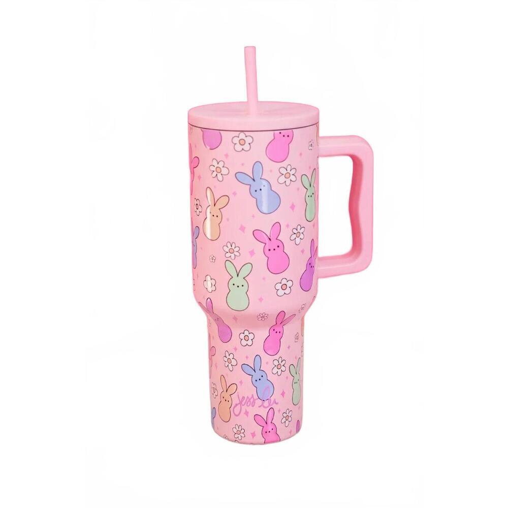 NEW JESS LEA hunny tumbler in bunny print
